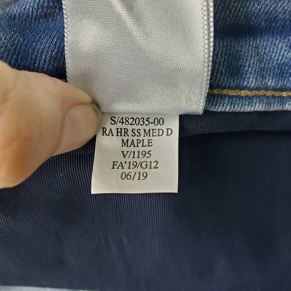 Old Navy Womens Light Wash High Waisted Kicker Bootcut Jeans Size 28 Plus Short - Picture 5 of 6